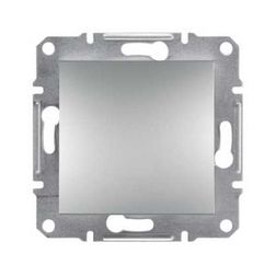 Asfora 101 1P kapcsoló betét közp. fedéllel alumínium süllyesztett rugós IP20 1- Schneider - EPH0100161