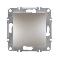 Asfora 107 keresztkapcsoló betét közp. fedéllel bronz süllyesztett rugós IP20 1- Schneider - EPH0500169