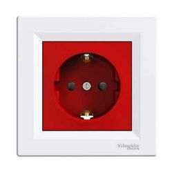 Asfora 162 dugalj földelt gyerekzárral IP20 süllyesztett Schneider - EPH2900521