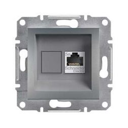 Asfora adatcsatlakozó dugalj STP Cat5e süllyesztett nemesacél Schneider - EPH5000162