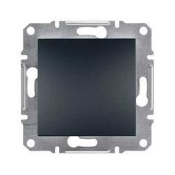 Asfora N101 nyomó betét közp. fedéllel 1- nyomógomb 1z antracit IP20 süllyesztett dmax. Schneider - EPH0700171