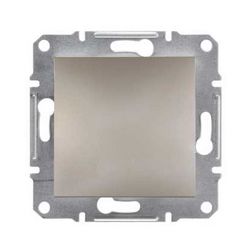 Asfora vakfedél vakfedél bronz üres-jel IP20 műanyag karmos Schneider - EPH5600169