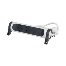 Asztali elosztósor 3680W gyerekvédős fehér/fekete forgatható 1.5mm2 3m Premium LEGRAND - 694535