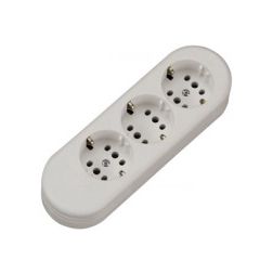 Asztali elosztósor vezeték nélkül 3x2P+E/230V 16A fehér IP20 Dafh-3-162k LEGRAND - 053421