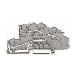 Átmenő sorkapocs L/L TS35 2-szintes 32A 0.75-2.5mm2 szürke rugószorításos rugószorításos WAGO - 2003-7642