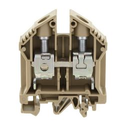 Átmenő sorkapocs TS32/35 1-szintes 125A 2,5-35mm2/érvéghüvely bézs csavaros/ RK 35 BG CONTA-CLIP - 1052.2