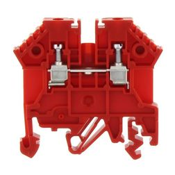 Átmenő sorkapocs TS32/35 1-szintes 24A 0,2-2,5mm2/érvéghüvely piros RK 2,5 RD CONTA-CLIP - 1296.9