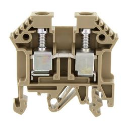 Átmenő sorkapocs TS32/35 1-szintes 57A 0,2-10mm2/érvéghüvely bézs csavaros/ RK 6-10 BG CONTA-CLIP - 1005.2