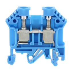 Átmenő sorkapocs TS32/35 1-szintes 57A 0,2-10mm2/érvéghüvely kék csavaros/ RK 6-10 BU CONTA-CLIP - 1005.5