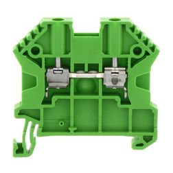 Átmenő sorkapocs TS35 1-szintes 24A 0,2-2,5mm2/érvéghüvely zöld SRK 2,5/2A GN CONTA-CLIP - 17100.1