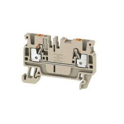Átmenő sorkapocs TS35 1-szintes 24A 0.5-2.5mm2 bézs dugaszolós A2C 2.5 Weidmüller - 1521850000