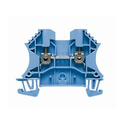 Átmenő sorkapocs TS35 1-szintes 24A 0.5-2.5mm2 kék csavaros robbanásbiztos WDU 2.5 BL Weidmüller - 1020080000