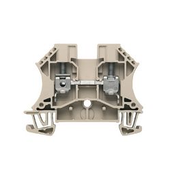 Átmenő sorkapocs TS35 1-szintes 41A 0.5-6mm2 bézs csavaros robbanásbiztos WDU 6 Weidmüller - 1020200000