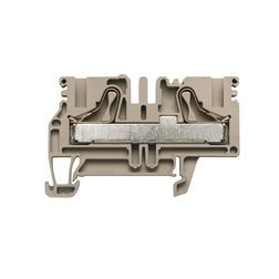 Átmenő sorkapocs TS35 1-szintes 57A 1.5-10mm2 bézs dugaszolós robbanásbiztos PDU 6/10 Weidmüller - 1896140000