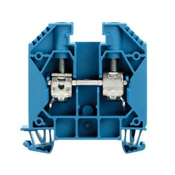 Átmenő sorkapocs TS35 1-szintes 76A 1.5-16mm2 kék csavaros robbanásbiztos WDU 16 BL Weidmüller - 1020480000