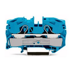 Átmenő sorkapocs TS35 1-szintes 76A 2.5-16mm2 kék rugószorításos rugószorításos WAGO - 2016-1204