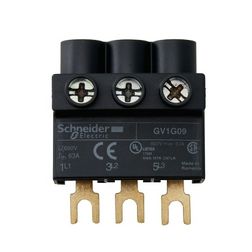 Betápblokk motorvédő sorolósínhez  TeSys GV1 Schneider - GV1G09