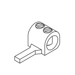 Betápkapocs tüskés sorolósínhez 35mm2-vezetőhöz(max.) AS/35-S Pollmann - 2010402