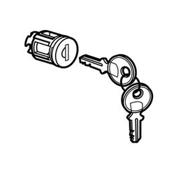 Biztonsági zár No405 hengeres kulcsos XL3 LEGRAND - 020291