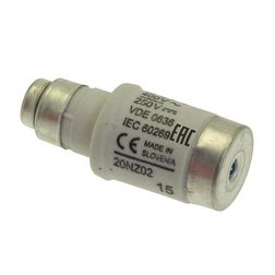 Biztosítóbetét Bussmann D02 20A gL/gG 400V kék-színkód EATON - 20NZ02