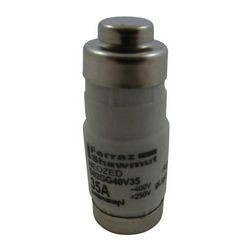 Biztosítóbetét D02 35A gL/gG 400V fekete-színkód D02GG40V35 MERSEN - R219826J (0817)