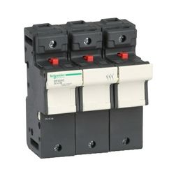 Biztosítós szakaszoló sorolható 125A 3P 22x58mm-betét 690V 6M kalapsínre TeSys DF2 Schneider - DF223C