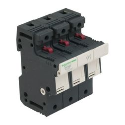 Biztosítós szakaszoló sorolható 50A 3P 14x51mm-betét 690V 4.5M kalapsínre TeSys DF1 Schneider - DF143C