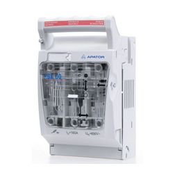Biztosítós szakaszolókapcsoló NH00 3P 160A 690V ráépíthető IP20 RBK 00-W Apator - 63-823333-141