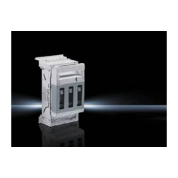 Biztosítós szakaszolókapcsoló sínre vízszintes 3-pólus NH00 160A 60mm-síntáv 690V SV Rittal - 9343000