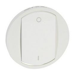 Céliane billentyű széles egyes kapcs/nyg.-hoz fehér üres-jel műanyag fényes LEGRAND - 068001