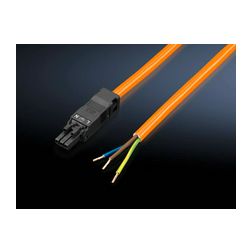 Csatlakozóvezeték LED -hez(5db) 3x 1.5mm2 3m profildugó- érvéghüvely SZ Rittal - 2500400