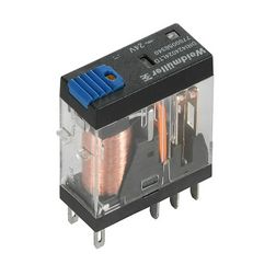 Csatolórelé 5A 2-v dugaszolós 21.6-26.4VDC monostabil IP20 DRI424024LTD Weidmüller - 7760056340