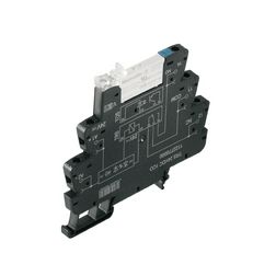 Csatolórelé keskeny aljzattal 6A 1v csavaros 19.2-28.8VDC monostabil TRS 24VDC 1CO Weidmüller - 1122770000