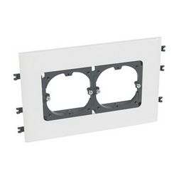 Csatorna-szerelvénykeret normál 130mm-fedélhez 2-egység kezeletlen műanyag DLP LEGRAND - 010924