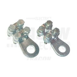 Csavaros réz lemezsaru 4 csavaros 25-35mm2-rézRM ónozott 10.5M/csavar TRACON - WCJB-25-35