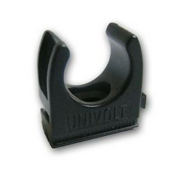 Csőbilincs (MÜII) UV-álló 16mm-csőátmérőhöz műanyag 1-csőhöz fekete sorolható CL 16 Dietzel - 082212