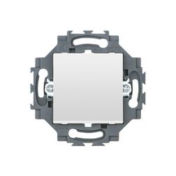 Dahlia 106 váltókapcsoló (+jelzőfény) betét közp. fedéllel 1M fehér süllyesztett rugós GEWISS - GW35071W