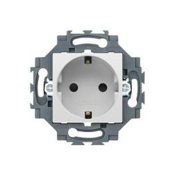 Dahlia 162 dugalj földelt gyerekzárral fehér IP41 modultartó rugós GEWISS - GW35206W