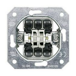 Delta 106+6 kettős váltókapcsoló betét süllyesztett rugós IP20 billentyű/gomb 5TA SIEMENS - 5TA2118