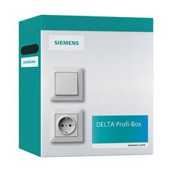 Delta 106 váltókapcsoló fehér süllyesztett rugós IP20 billentyű/gomb 5TA SIEMENS - 5TA2156-0KA