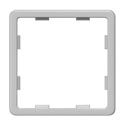 Delta Profil 5TG közteskeret 1-es ezüst vízszintes és függőleges műanyag SIEMENS - 5TG1762