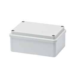 Doboz falonkívüli d29 fém csavarral műanyag 89mm x 129mm-hossz 58mm IP56 szürke 44CE GEWISS - GW44205