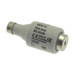 DOLII biztosítóbetét Bussmann DII 16A lomha (T)-jelleggörbe 500V szürke-színkód EATON - 16D27