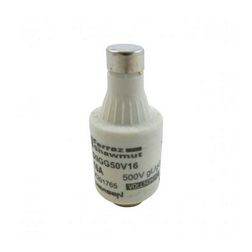 DOLII biztosítóbetét DII 16A gL/gG lomha (T)-jelleggörbe 500V szürke-színkód DIIGG50V16 (K201765) MERSEN - K201765M (028501)