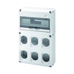 Dugaszoló kiselosztó 6-dugaljhellyel  68Q-DIN GEWISS - GW68008N