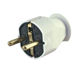 Dugvilla egyenes 250V fehér műanyag csavaros IP20 Kopp - 175702000