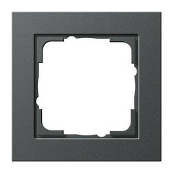 E2 keret 1-es vízszintes és függőleges műanyag antracit GIRA - 021123