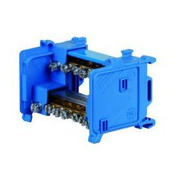 Elosztóblokk 100A 5x10+1x25+1x35mm2 2P csavaros kalapsínre BD10072 Pollmann - 2021204