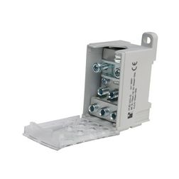 Elosztóblokk 400A 1x95-185+3x2,5-35+8x2,5-16mm2 szürke 1P csavaros PVB 400-3/8 Pollmann - 2080719