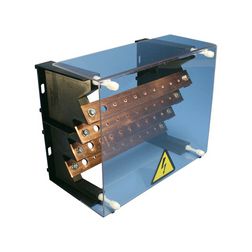 Elosztóblokk réz sínes M6 kábelsarus 4P 400A 8-kapocs/pólus nVent ERIFLEX TR-400A ERICO - 562010